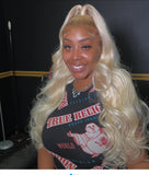 613 Brazilian 13x4 Straight Front Lace Wig Blonde