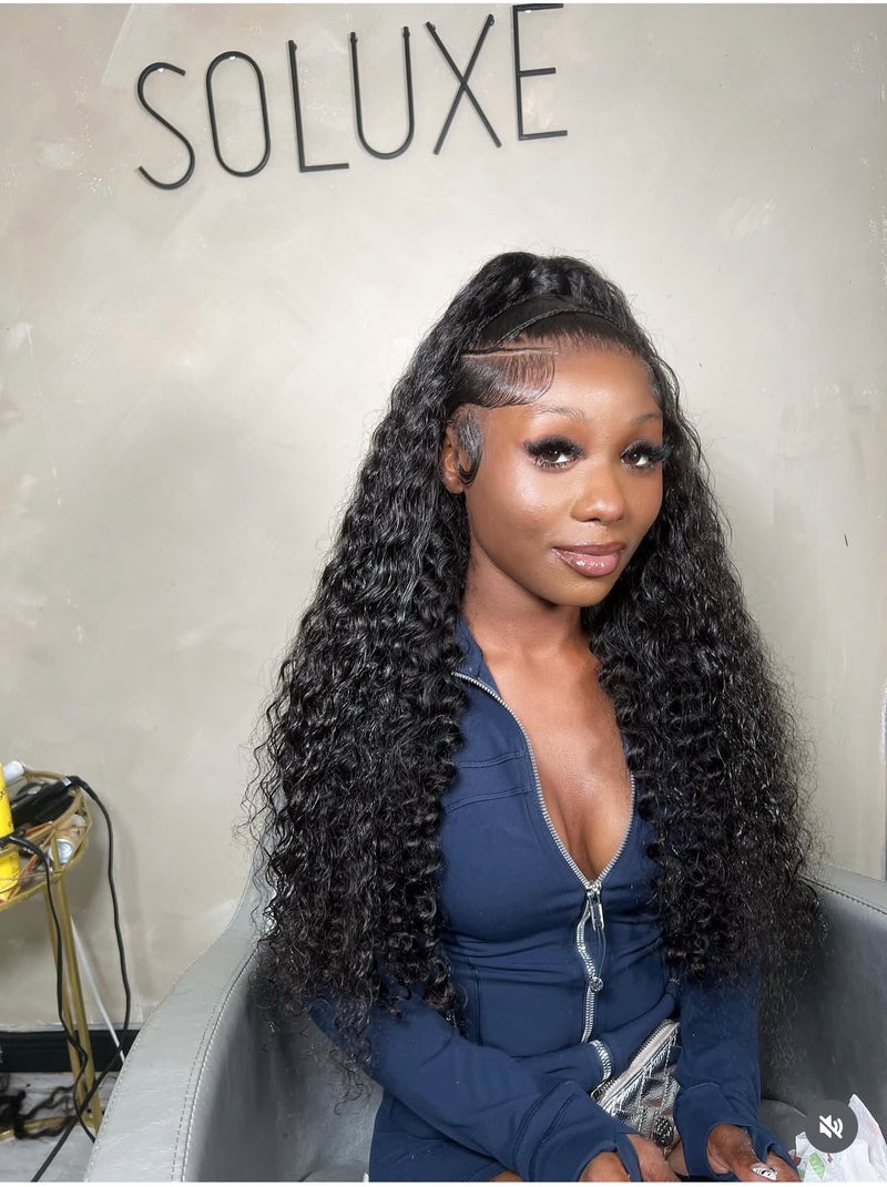 Exotic Mink Brazilian Deep Wave Front Lace Wig