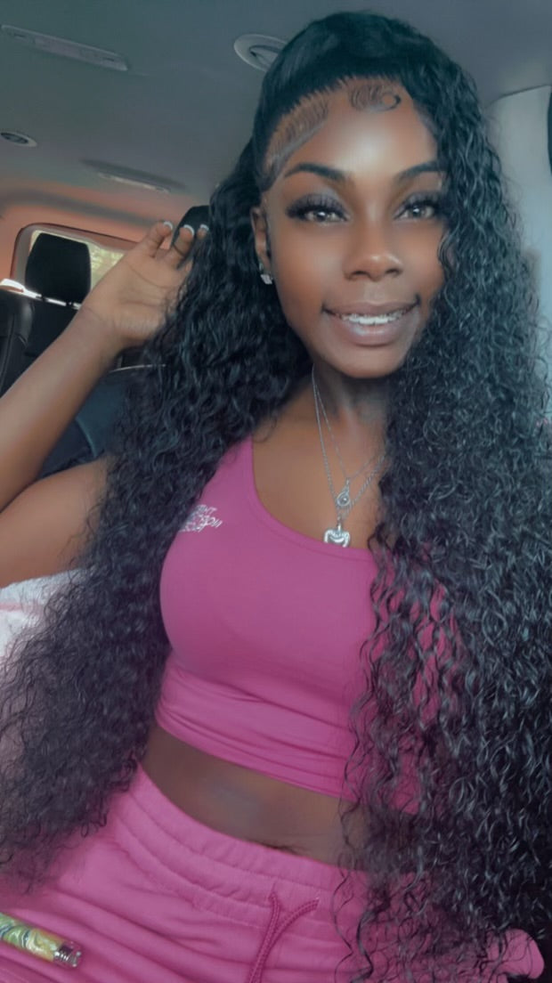 Luxury Mink Brazilian Water Wave Lace Front HD Wig