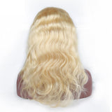 Mink Brazilian Body Wave Front Lace Wig Blonde