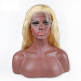 Mink Brazilian Body Wave Front Lace Wig Blonde