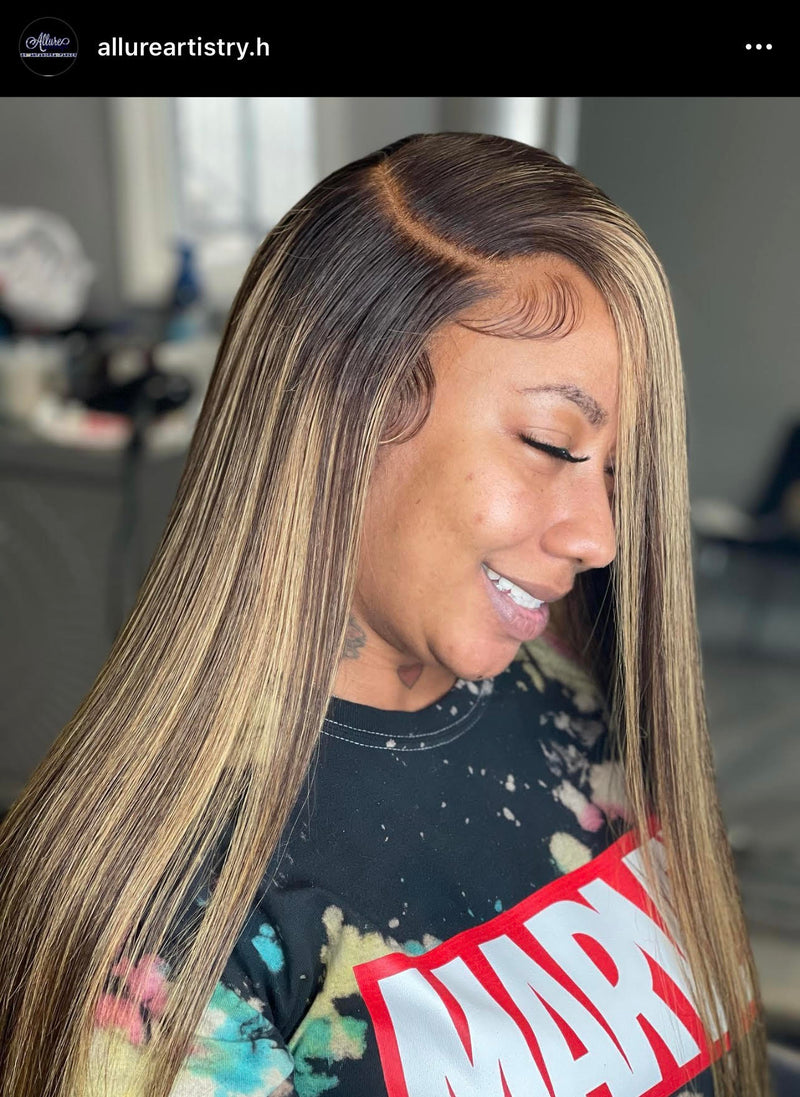 4/27 Highlight HD closure Mink Wig